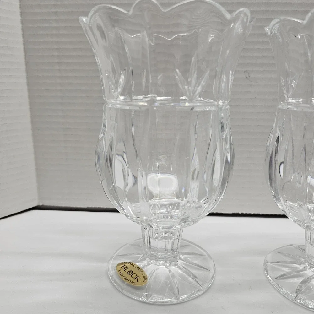 Vtg Block 24%‎ Lead Crystal 7